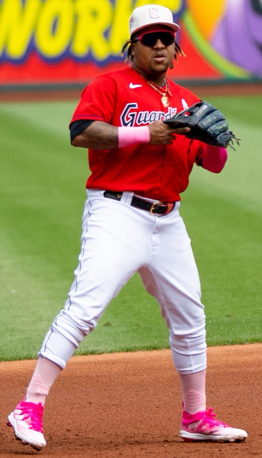 José Ramírez of the Cleveland Guardians.