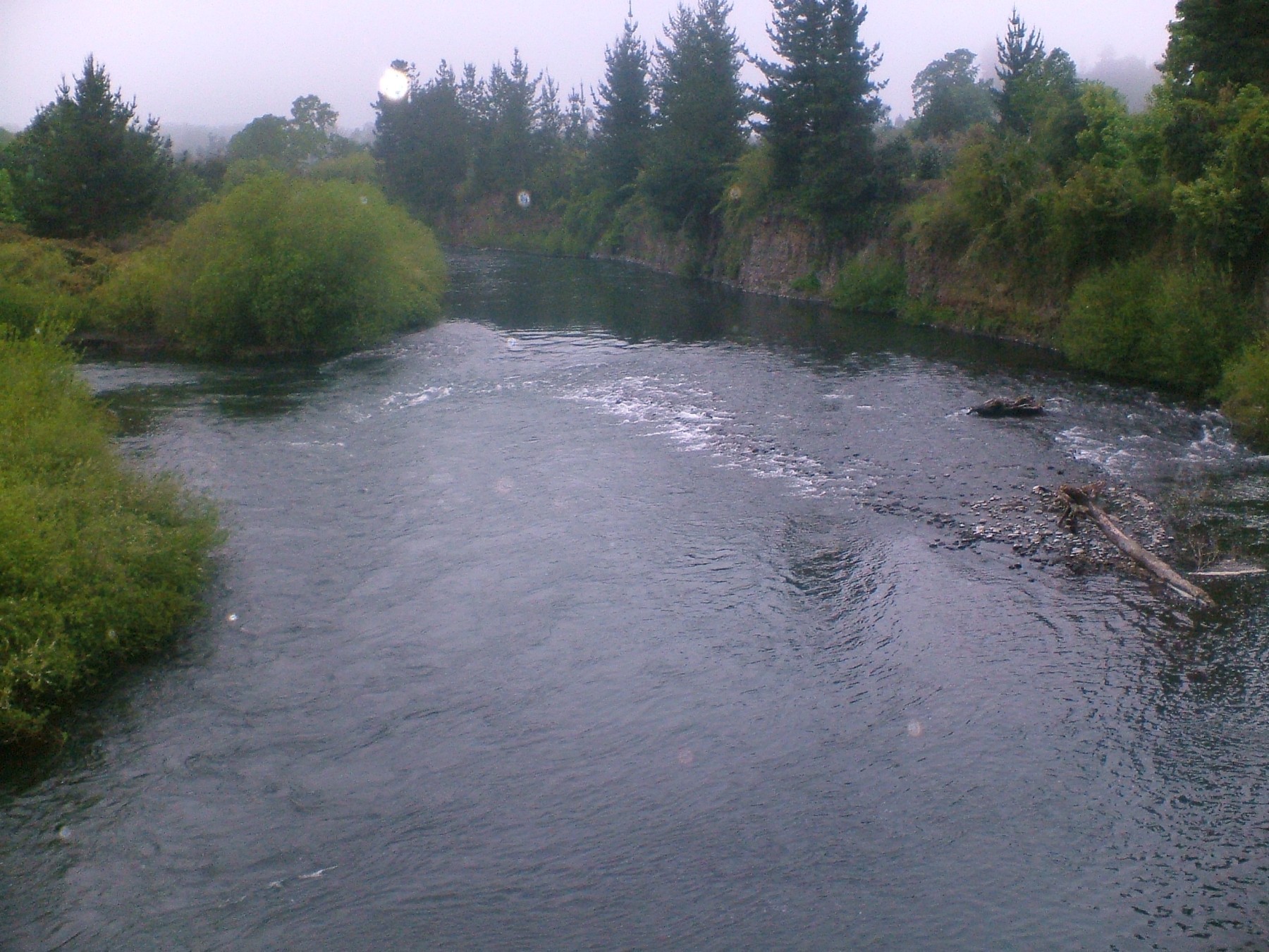 A view of the Cautín River in Chile.